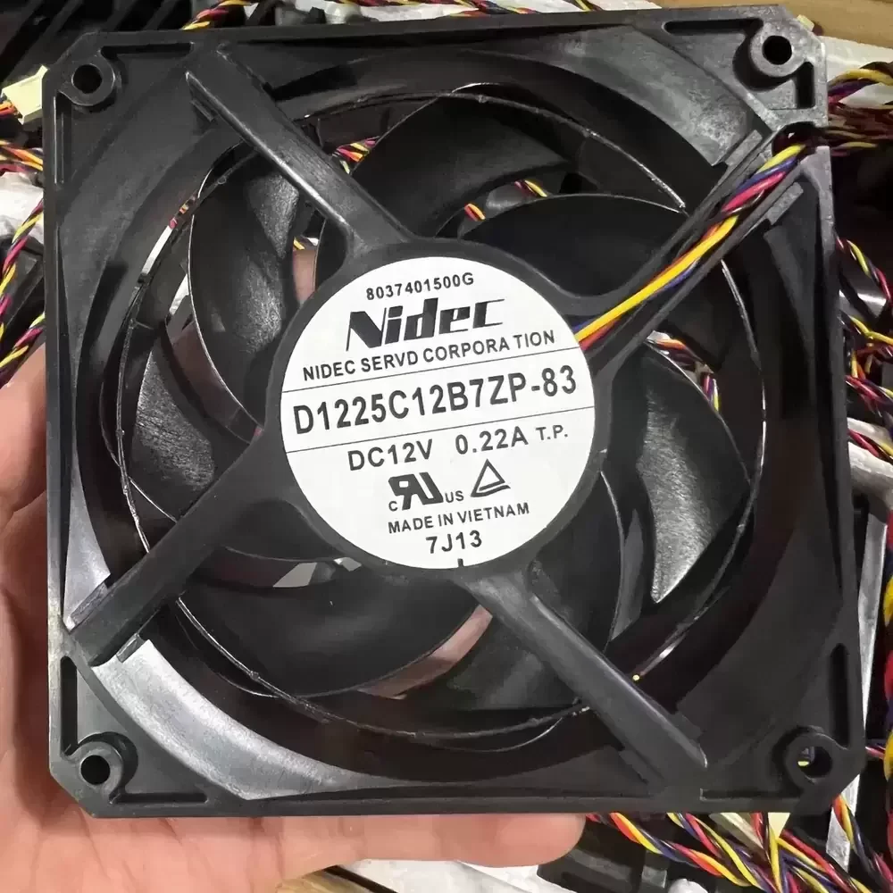 D1225C12B7ZP-83 Nidec 12VDC 120x120x25mm Silent Axial Fan