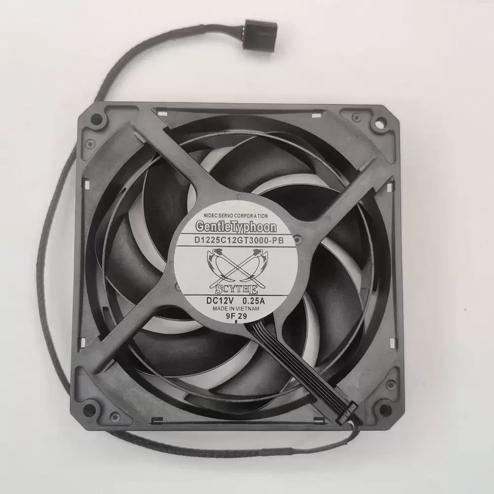 D1225C12GT3000-PB Scythe 12VDC 120x120x25mm PWM Axial Fan