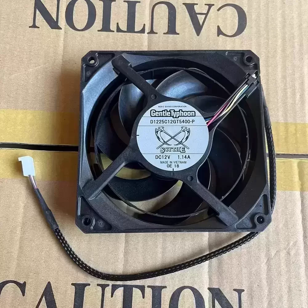 D1225C12GT5400-P Scythe 12VDC 120x120x25mm 1.14A Axial Fan
