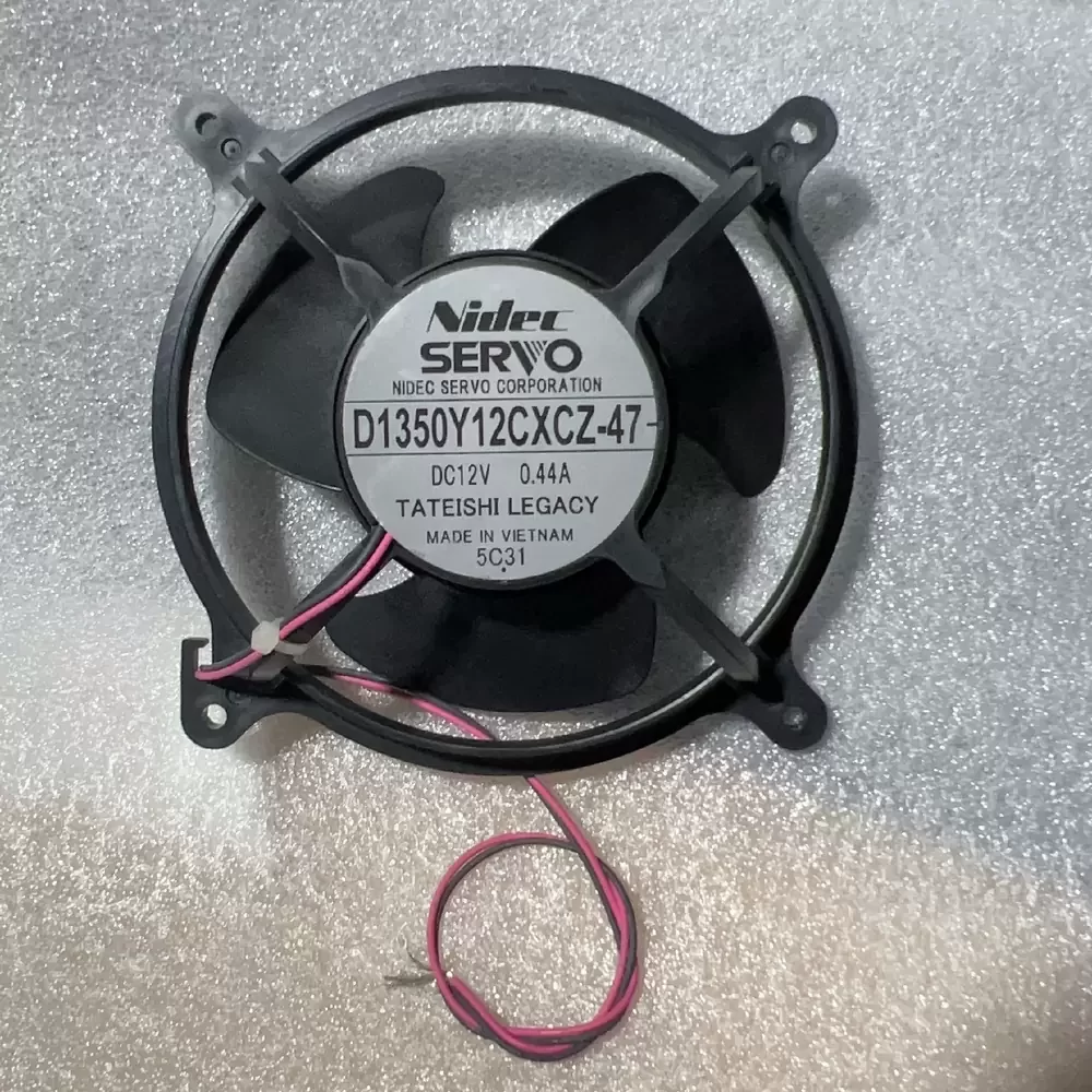 D1350Y12CXCZ-47 Nidec 12VDC Refrigerator Cooling Fan