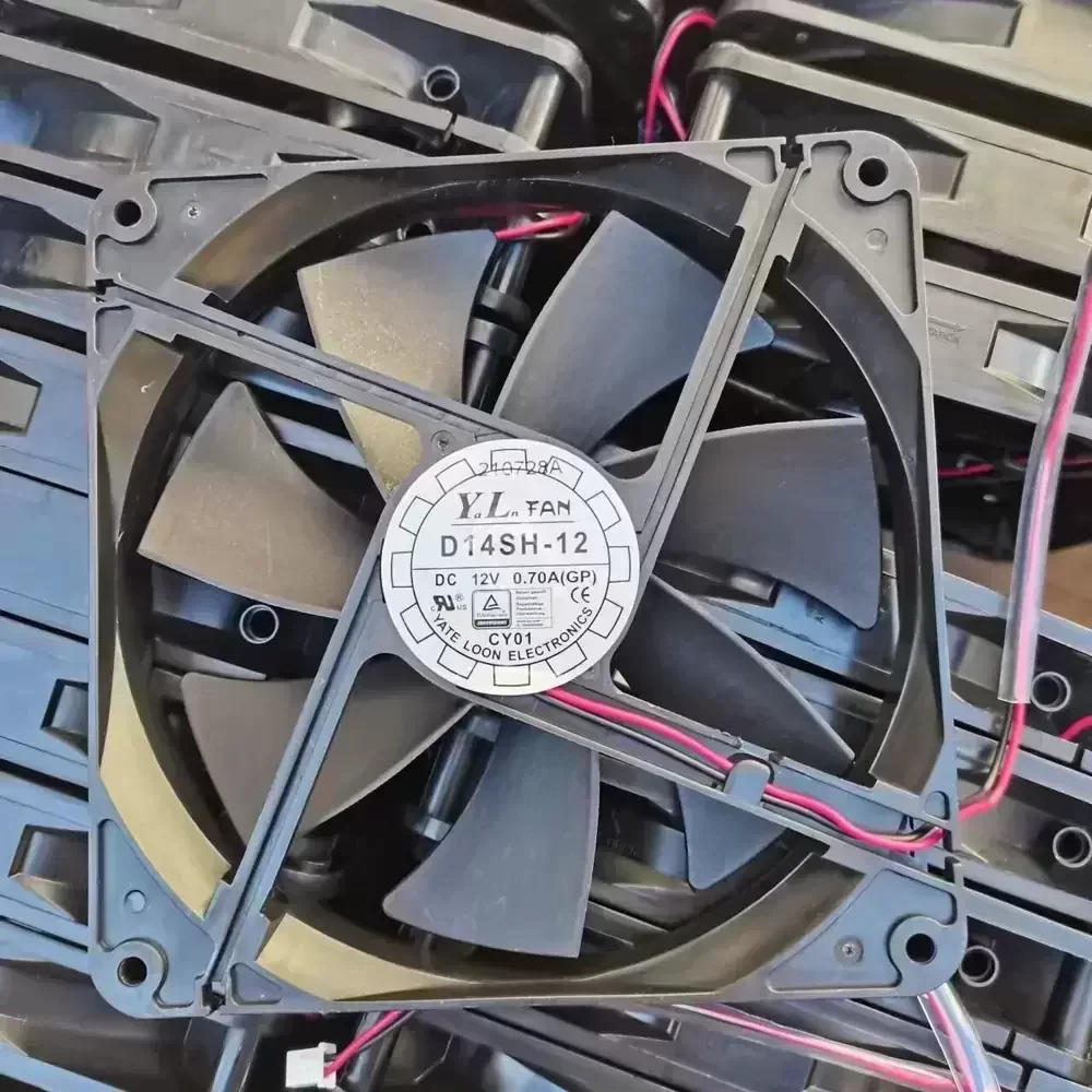 D14BH-12 Y.L.FAN 12VDC 140x140x25mm Axial Fan