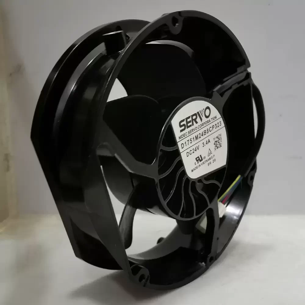 D1751M24B8CP323 Nidec Servo 24VDC 172x51mm 3.4A Axial Fan D1751M24B8CP323 Nidec Servo 24VDC 172x51mm 3.4A Axial Fan