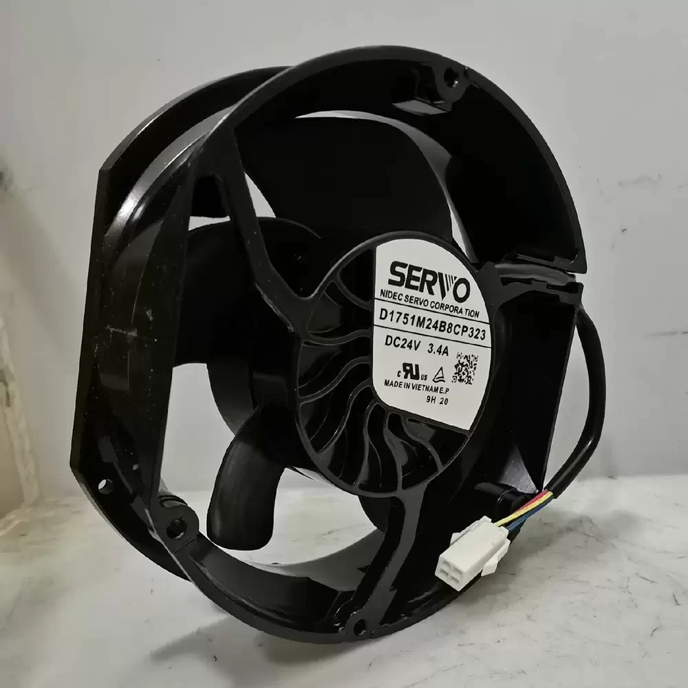 D1751M24B8CP323 Nidec Servo 24VDC 172x51mm 3.4A Axial Fan D1751M24B8CP323 Nidec Servo 24VDC 172x51mm 3.4A Axial Fan