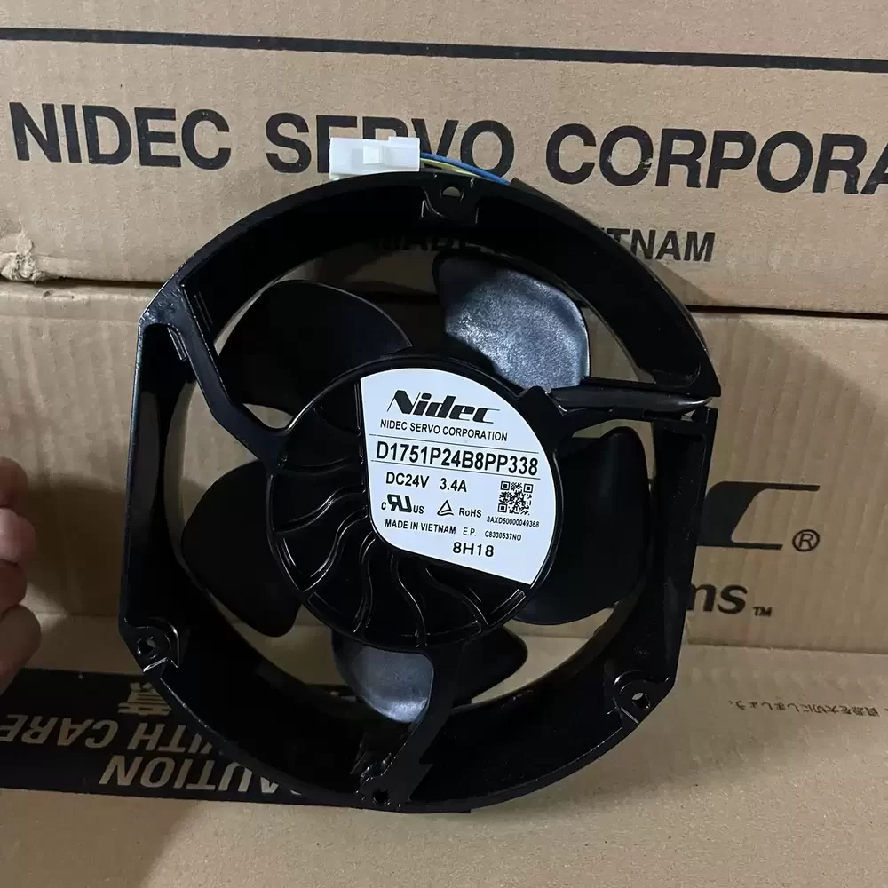 D1751P24B8PP338 Nidec 24VDC 172x51mm Axial Cooling Fan