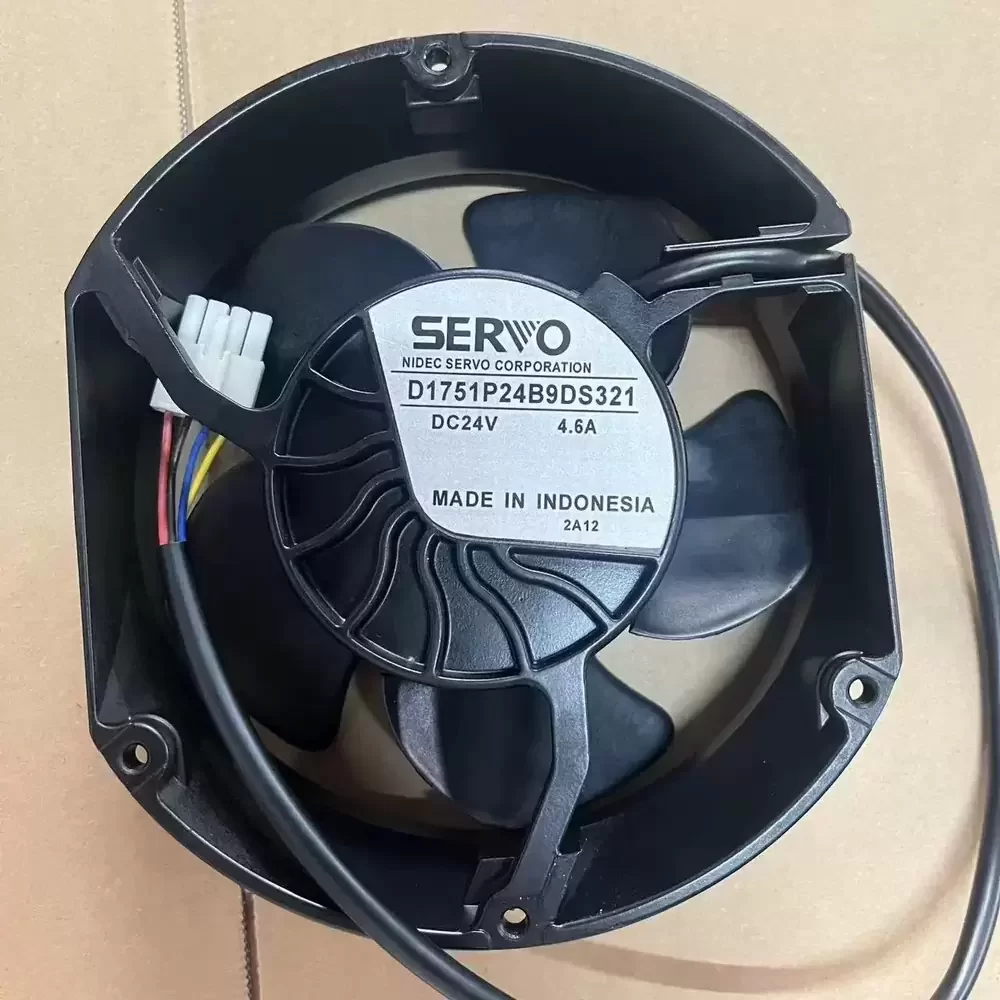 D1751P24B9DS321 Nidec 24VDC 172x150x51mm 4-Wire PWM Axial Fan