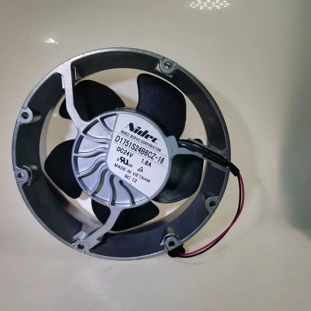 D1751S24B6CZ-16 Nidec 24V 1.8A High Speed Cooling Fan D1751S24B6CZ-16 Nidec 24V 1.8A High Speed Cooling Fan