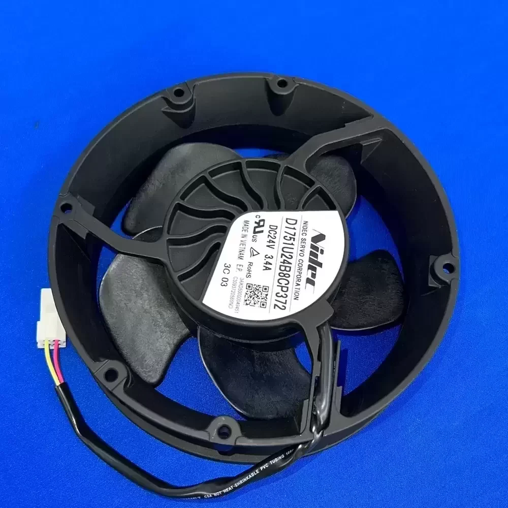 D1751U24B8CP372 Nidec 24VDC 172mm 3.4A Axial Fan D1751U24B8CP372 Nidec 24VDC 172mm 3.4A Axial Fan