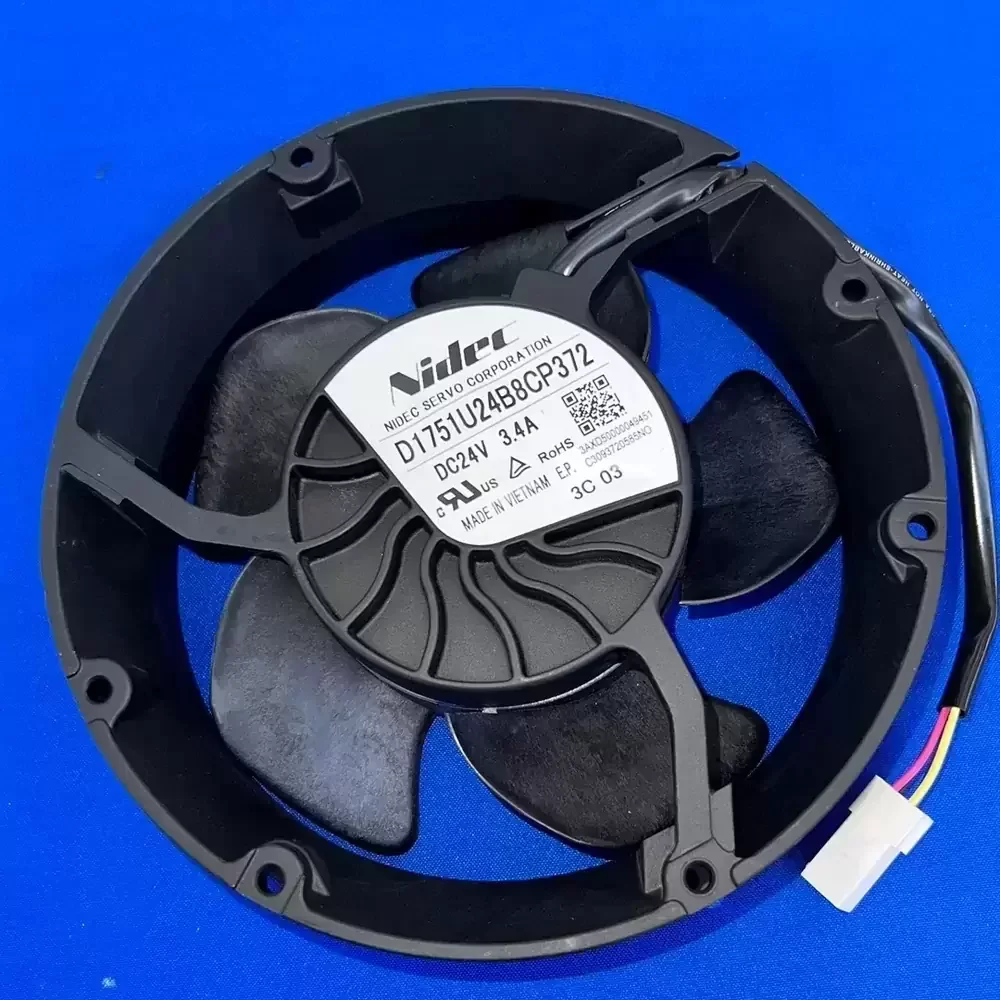 D1751U24B8CP372 Nidec 24VDC 172mm 3.4A Axial Fan