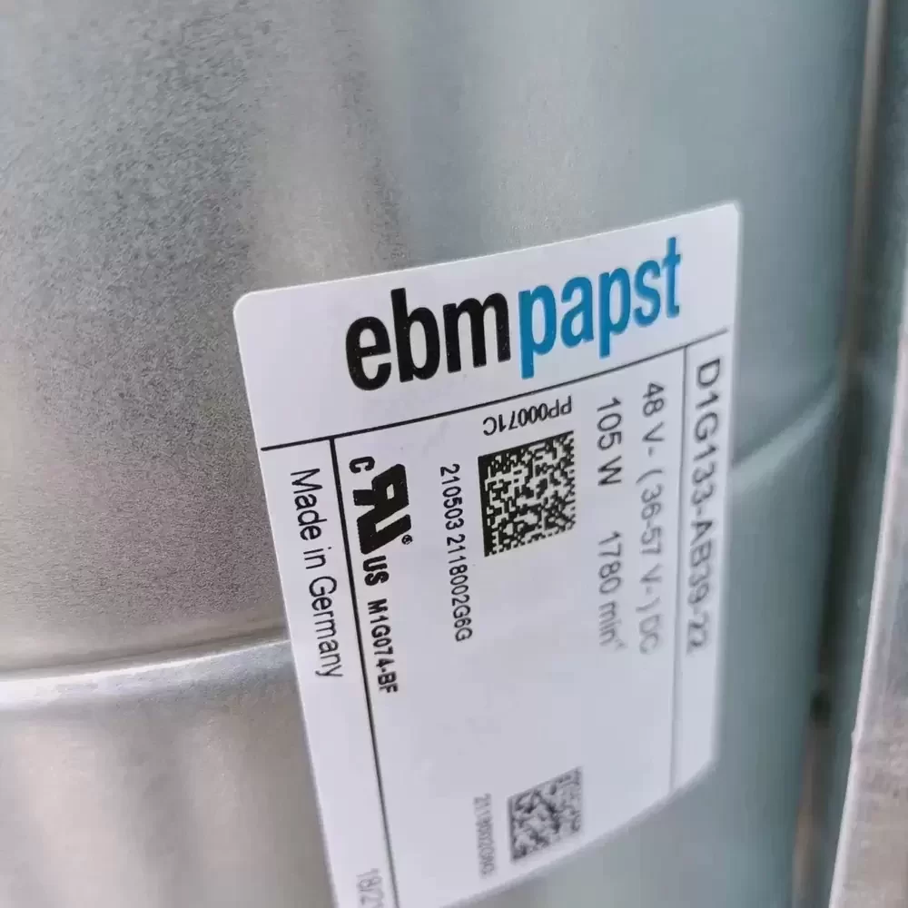 D1G133-AB39-22 EBM-papst 48VDC 133mm 105W Centrifugal Blower