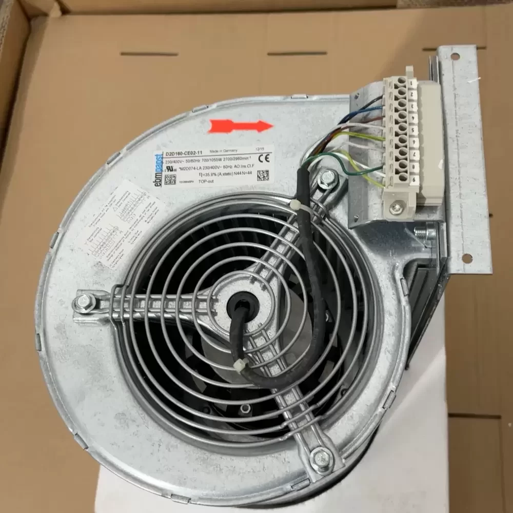 D2D160-CE02-11 ebmpapst 230/400VAC Centrifugal Blower
