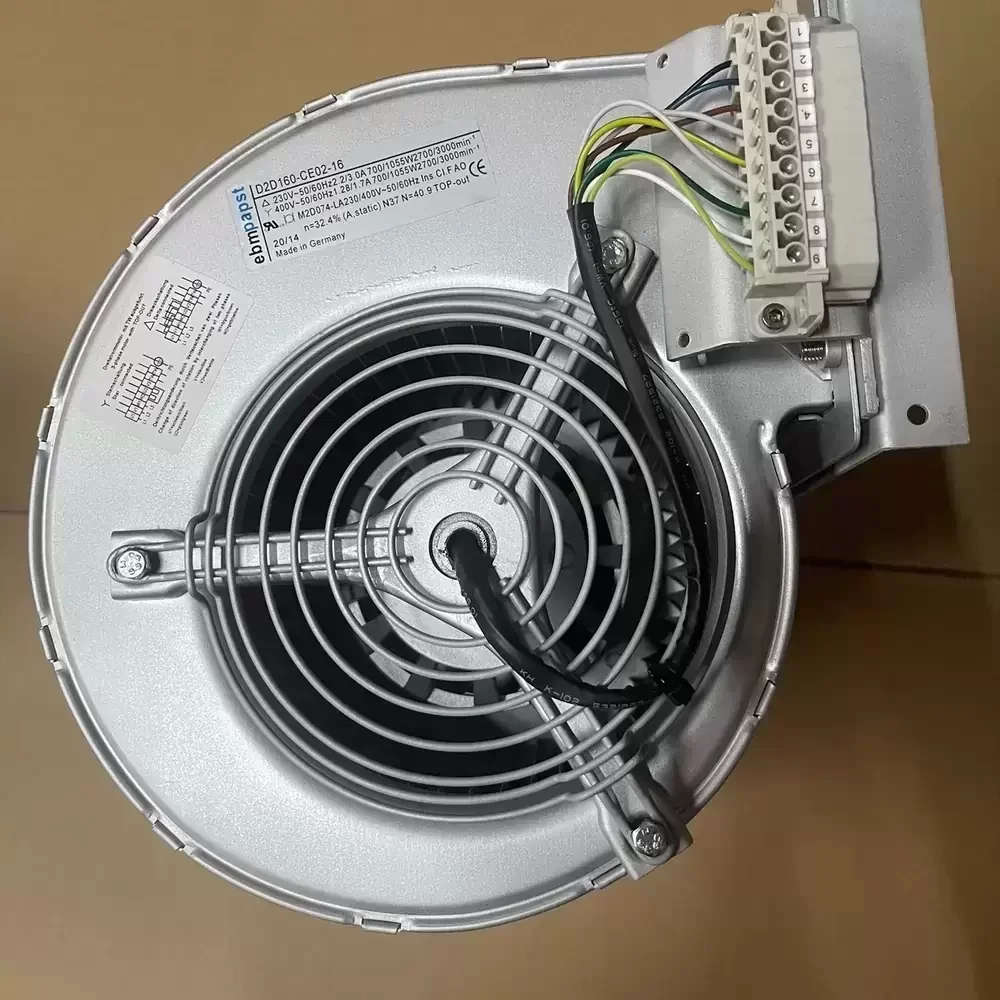 D2D160-CE02-16 ebm-papst 230/400VAC 160mm Centrifugal Blower