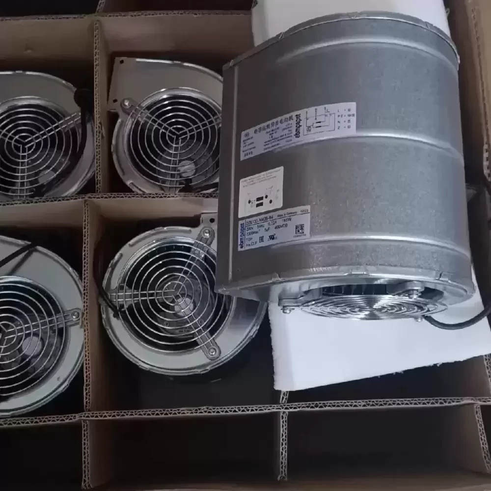 D2E133-AM35-B4 ebm-papst 230VAC 133mm Centrifugal Blower D2E133-AM35-B4 ebm-papst 230VAC 133mm Centrifugal Blower