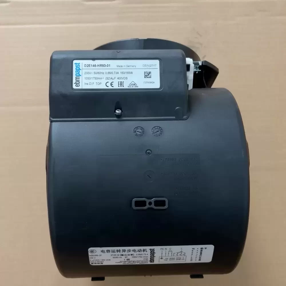 D2E146-HR93-01 ebmpapst 230VAC 146mm Centrifugal Blower