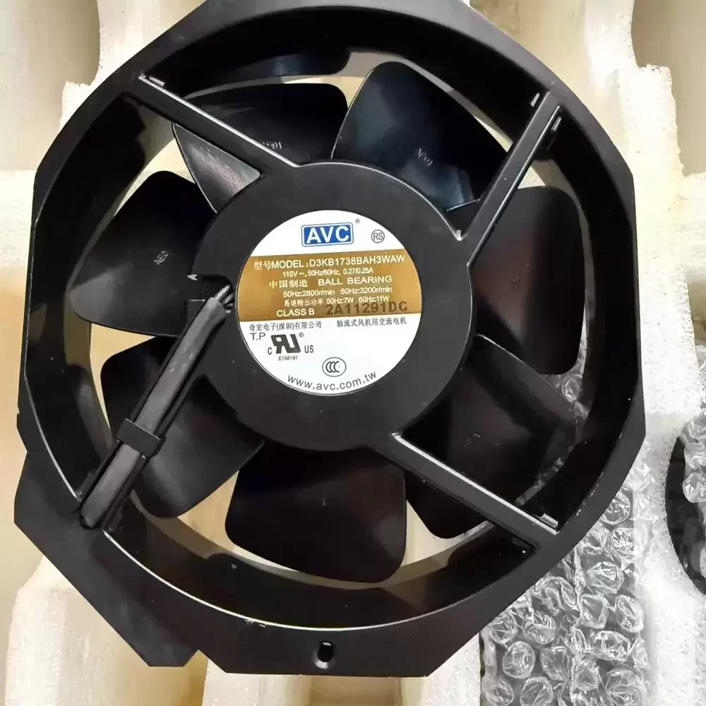 D3KB1738BAH3WAW AVC 115VAC 172x150x38mm High Temp Axial Fan