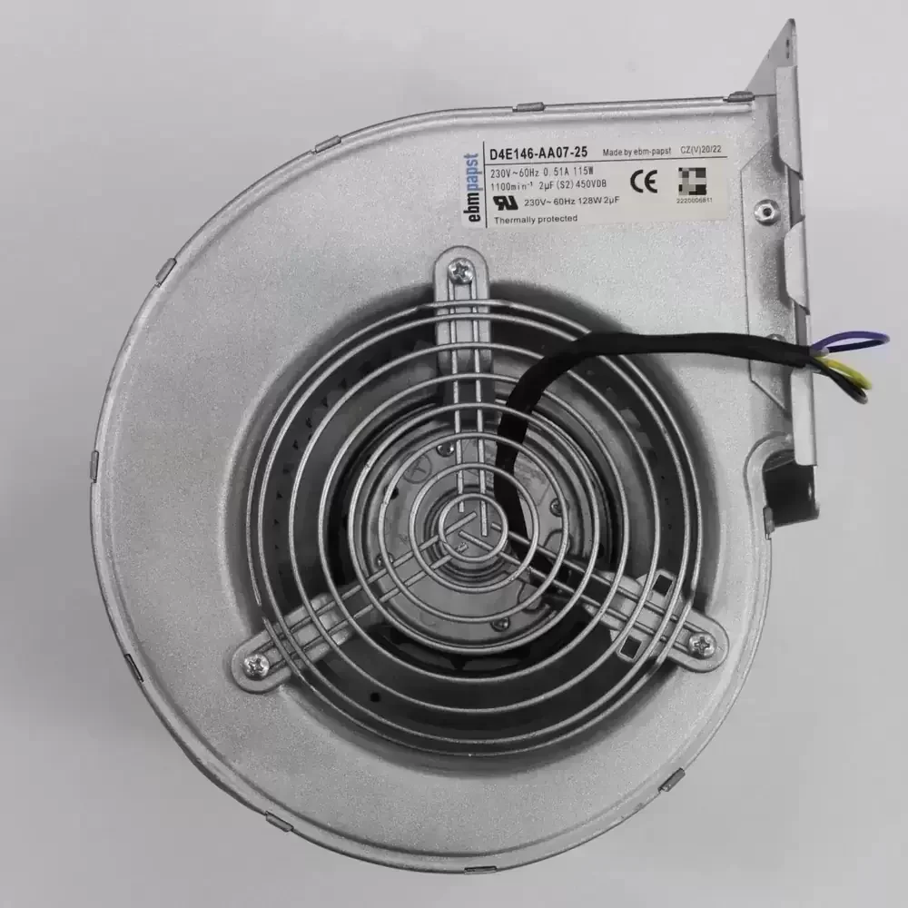 D4E146-AA07-25 ebm-papst 230VAC 146mm Centrifugal Fan