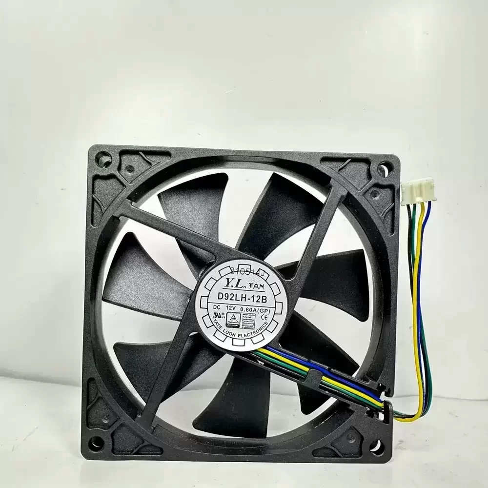 D92LH-12B Y.L.FAN 12VDC 92x92x15mm 4-Wire PWM Axial Fan