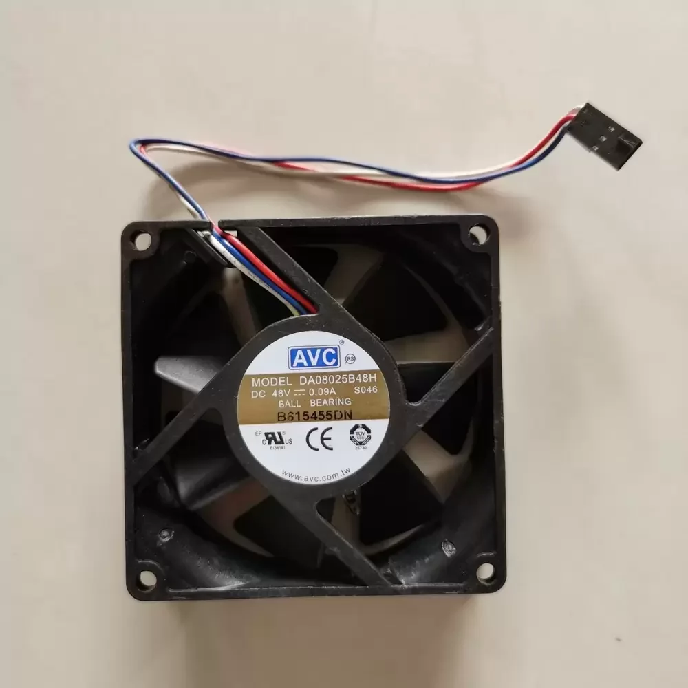 DA08025B48H-S046 AVC 48VDC 80x80x25mm Axial Fan