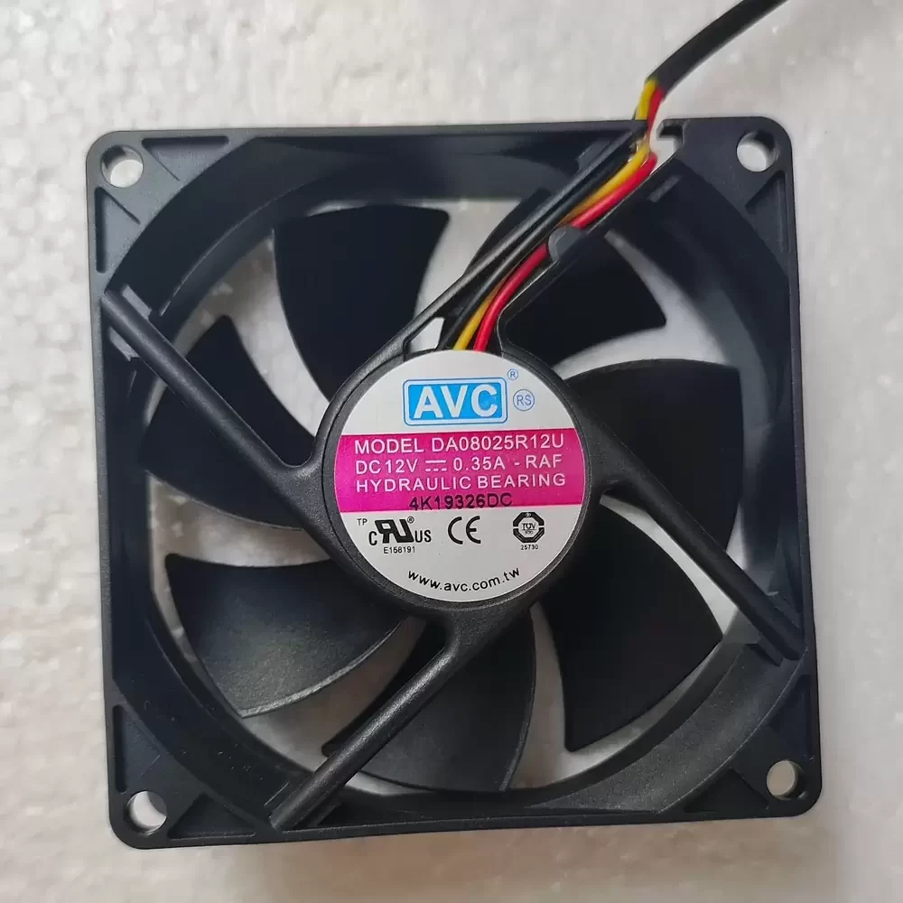 DA08025R12U-RAF AVC 12VDC 80x80x25mm Hydraulic Axial Fan
