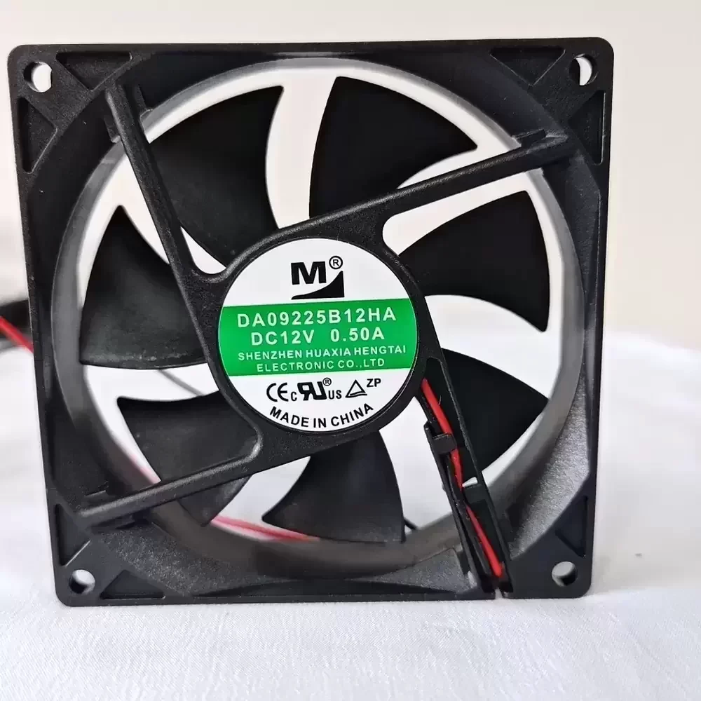 DA09225B12HA Yimeng 12VDC 92x92x25mm 2-Wire Axial Fan