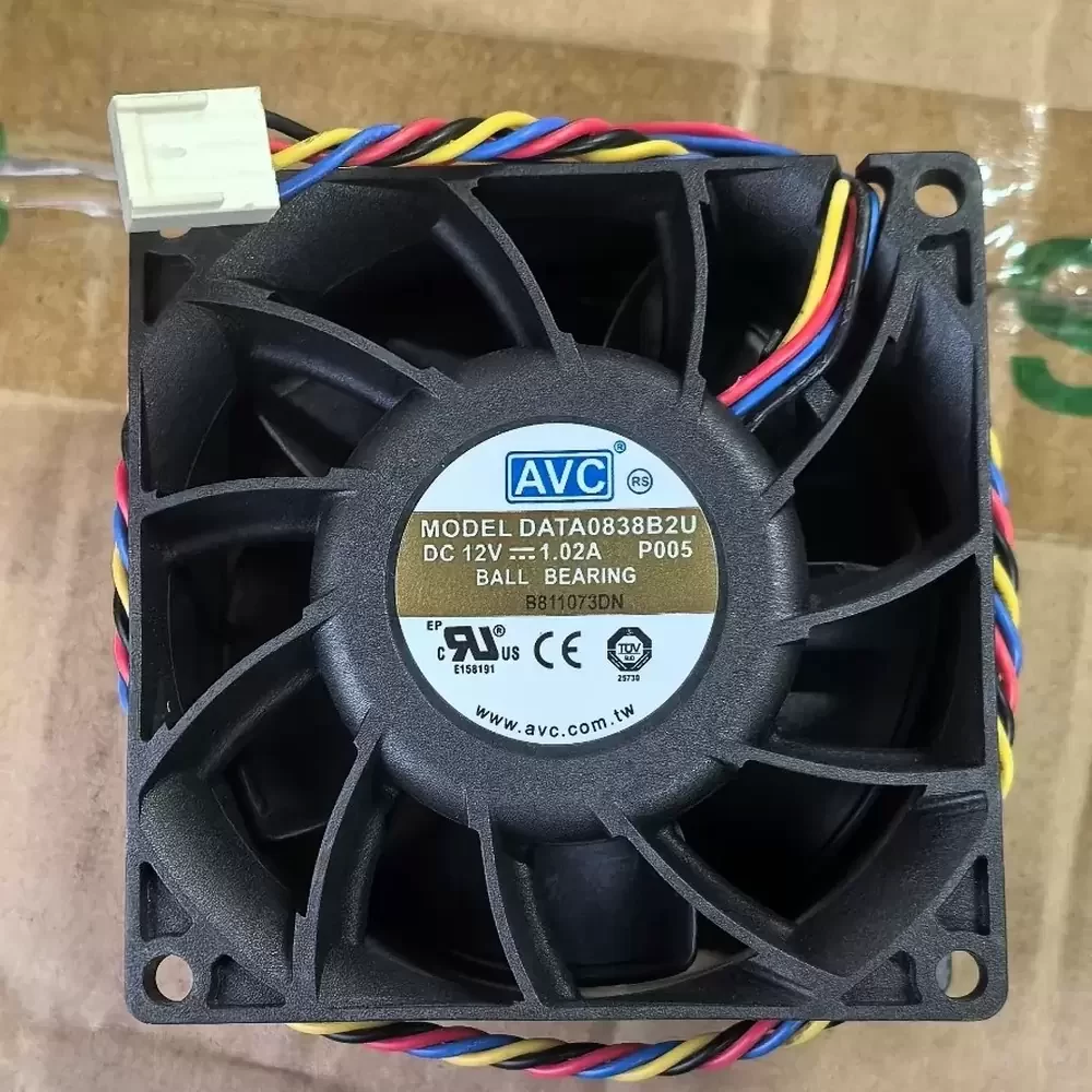 DATA0838B2U AVC 12VDC 80x80x38mm PWM Control Axial Fan