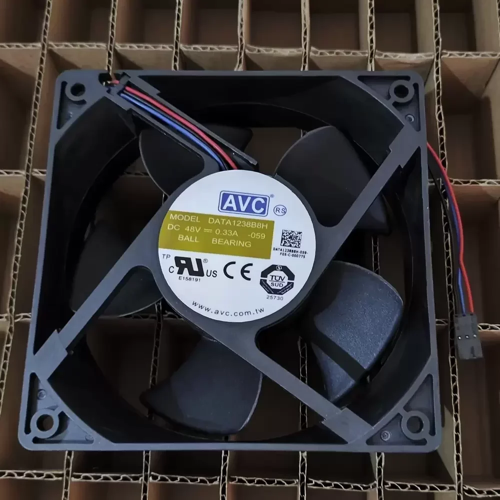 DATA1238B8H-059 AVC 48VDC 120x120x38mm Ball Bearing Axial Fan