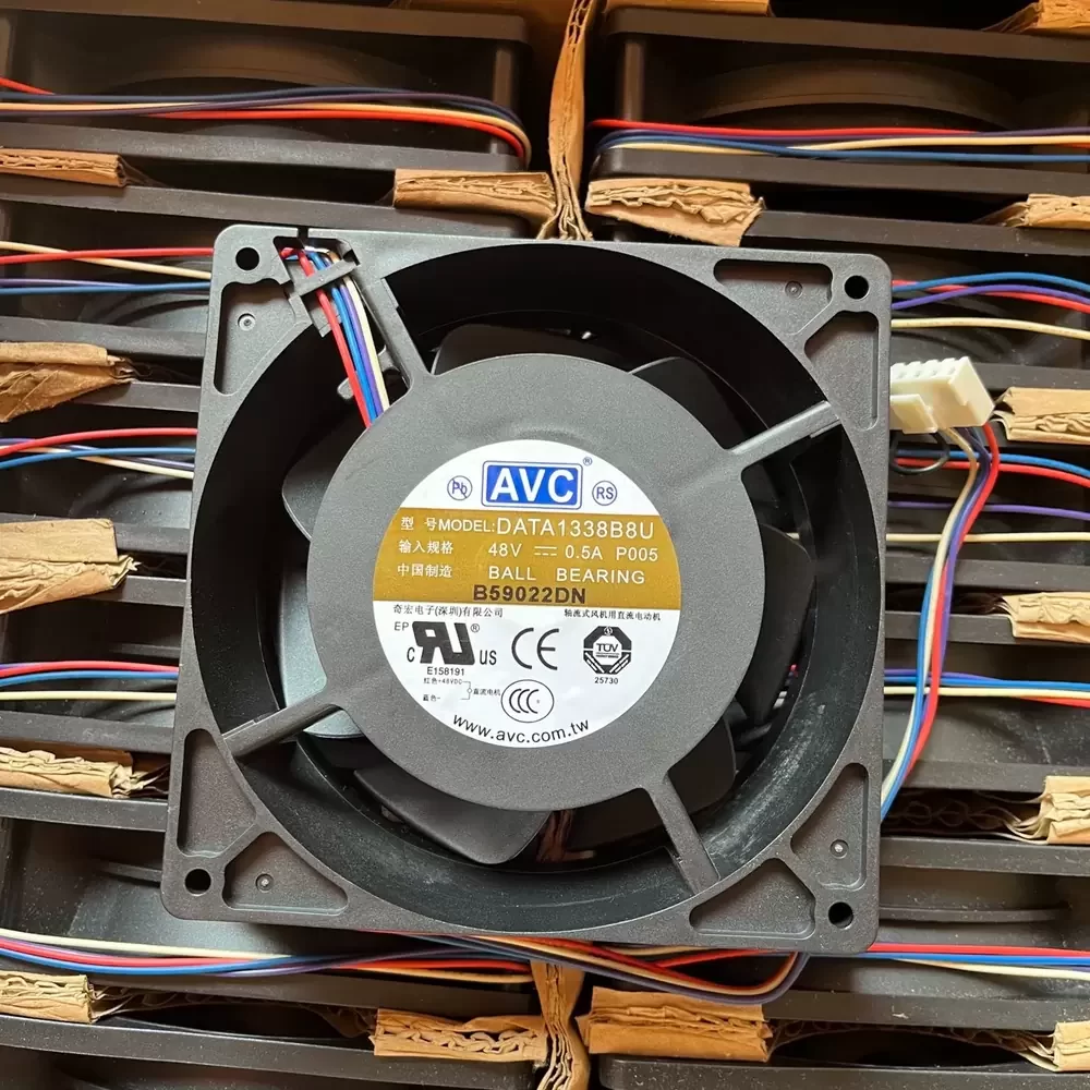 DATA1338B8U-P005 AVC 48VDC 127x127x38mm Server Axial Fan