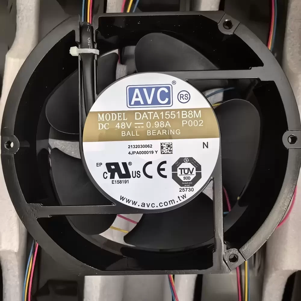DATA1551B8M-P002 AVC 48VDC 172x150x51mm Aluminum Axial Fan