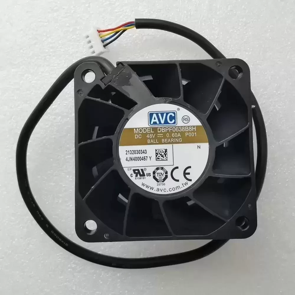 DBPF0638B8H-P001 AVC 48VDC 60x60x38mm IP68 Axial Fan