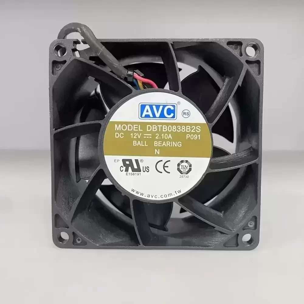 DBTB0838B2S-P091 AVC 12VDC 80x80x38mm 2.10A Axial Fan
