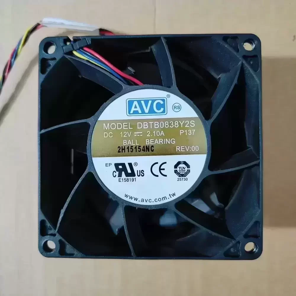DBTB0838Y2S-P137 AVC 12VDC 80x80x38mm 2.10A Axial Fan