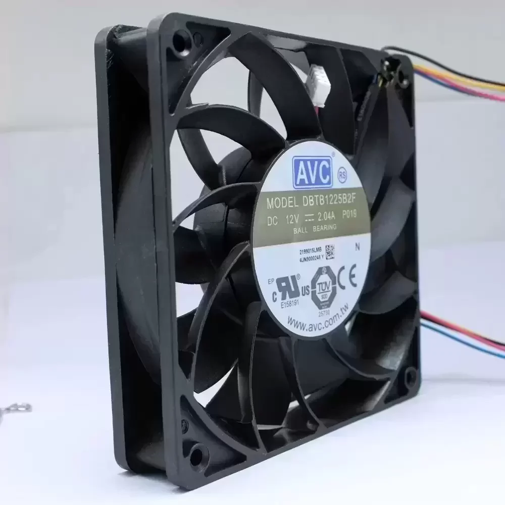 DBTB1225B2F-P019 AVC 12VDC 120x120x25mm Axial Fan DBTB1225B2F-P019 AVC 12VDC 120x120x25mm Axial Fan