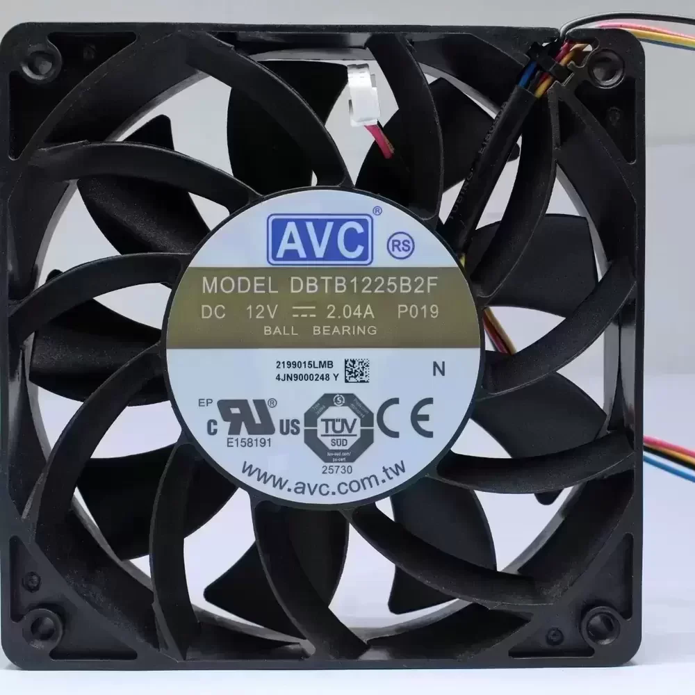 DBTB1225B2F-P019 AVC 12VDC 120x120x25mm Axial Fan