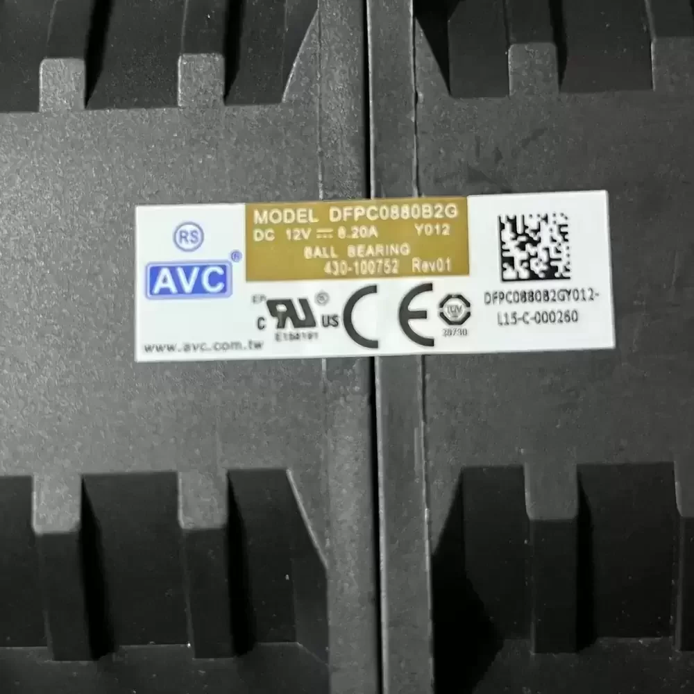DFPC0880B2G-Y012 AVC 12VDC 80x80x80mm Counter-Rotating Fan DFPC0880B2G-Y012 AVC 12VDC 80x80x80mm Counter-Rotating Fan