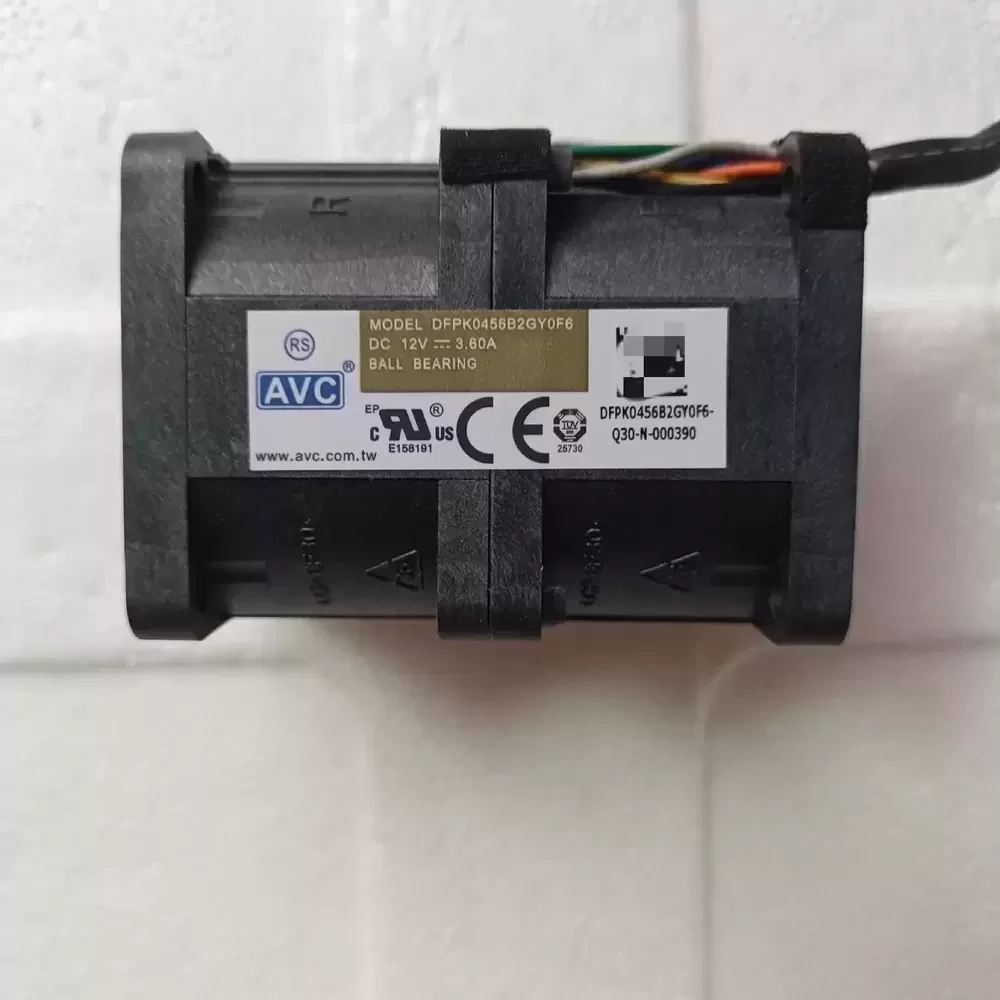 DFPK0456B2GY0F6 AVC 12VDC 40x40x56mm 3.6A Server Fan