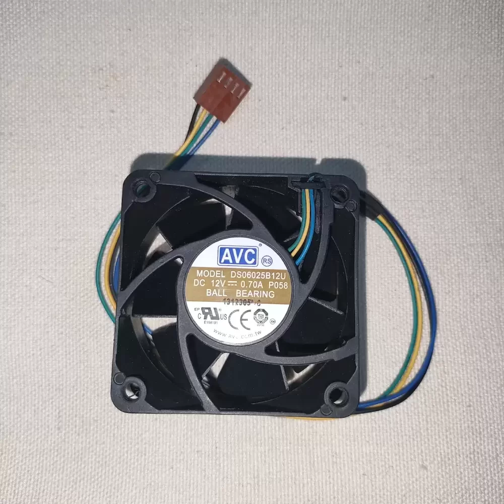 DS06025B12U-P058 AVC 12VDC 60x60x25mm PWM Axial Fan
