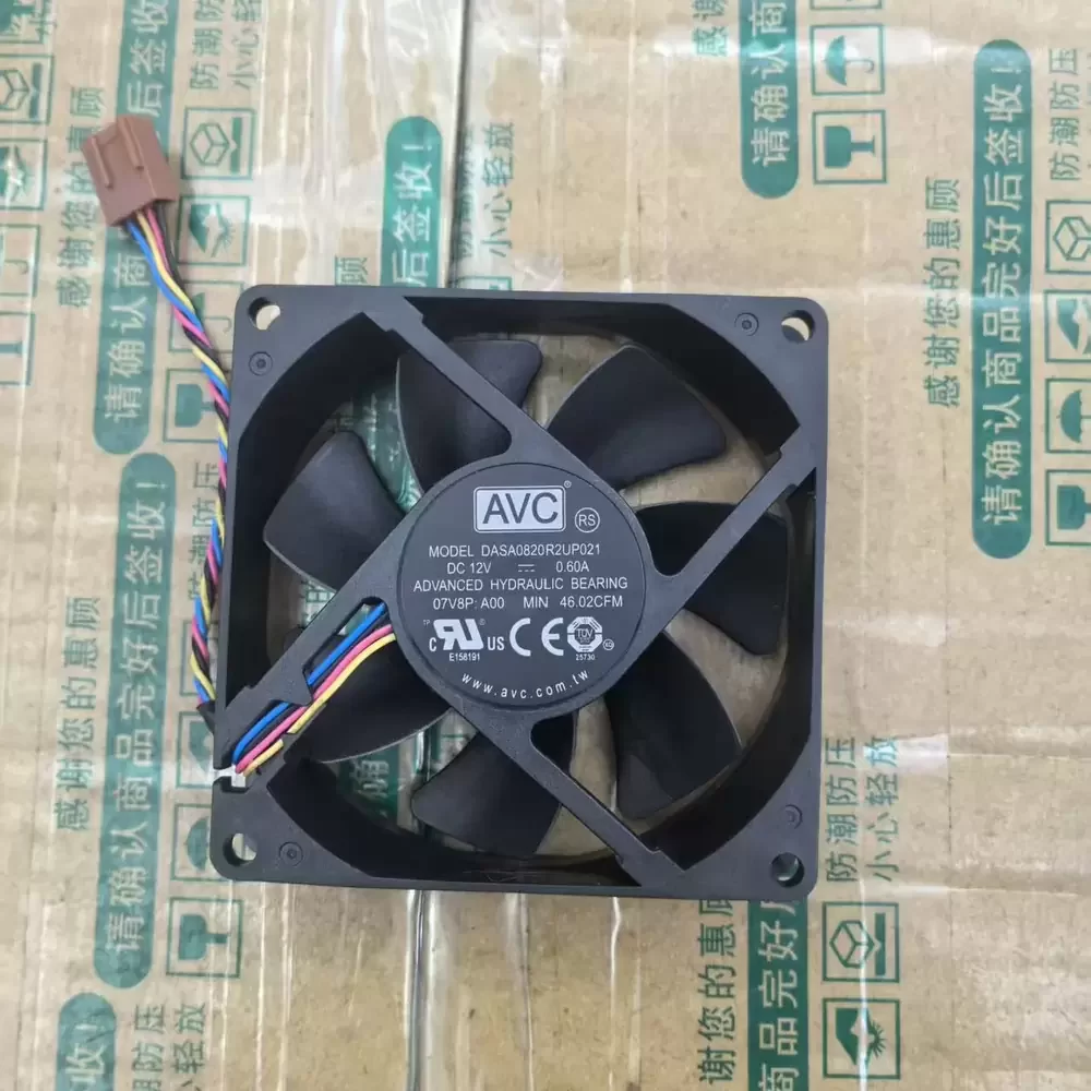 DS08020R2UP021 AVC 12VDC 80x80x20mm PWM Axial Cooling Fan