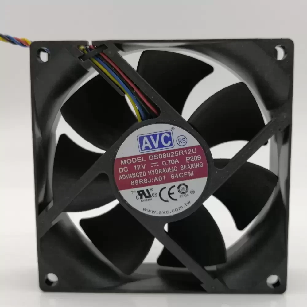 DS08025R12U-P209 AVC 12VDC 80x80x25mm PWM Axial Fan