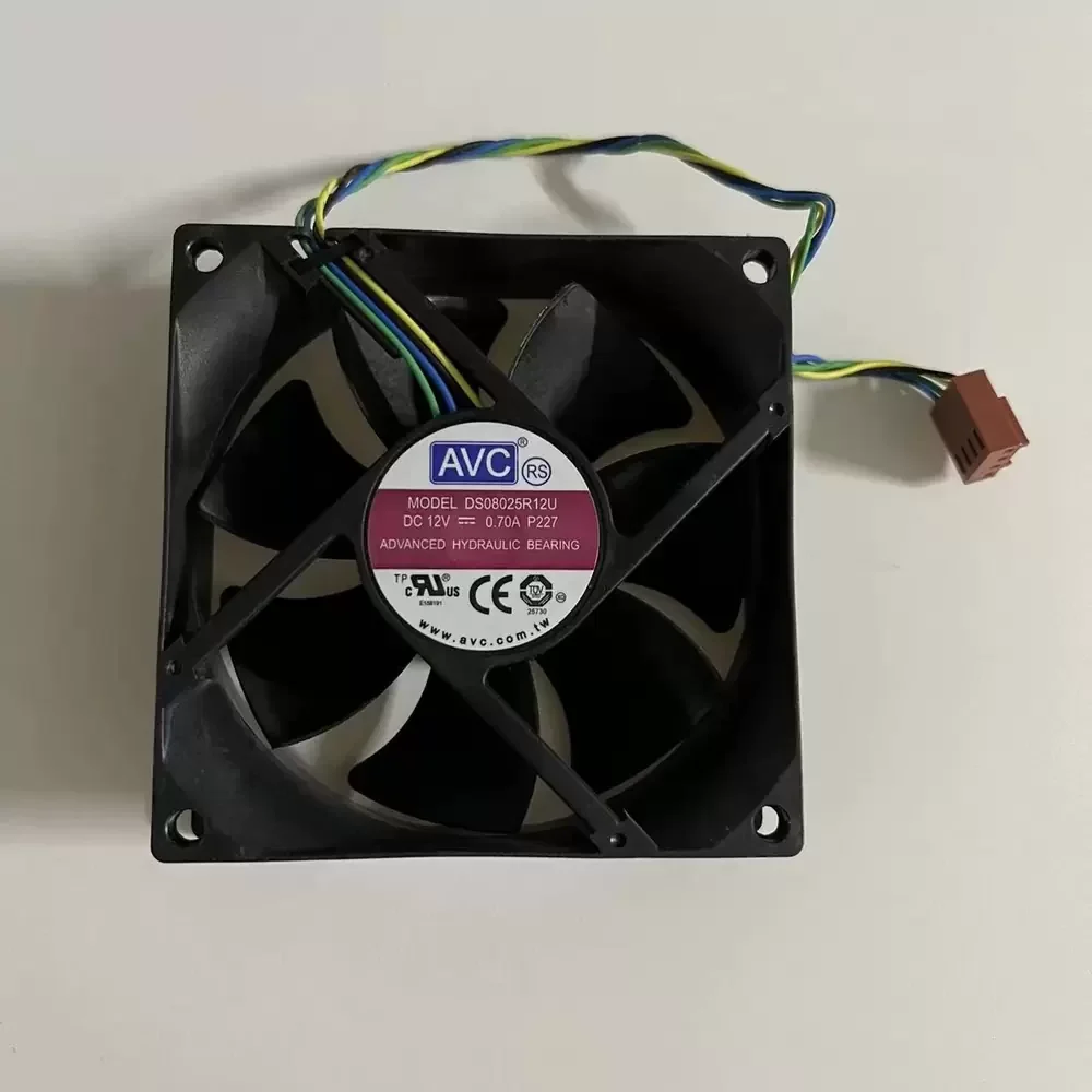 DS08025RS12U-P227 AVC 12VDC 80x80x25mm PWM Axial Fan