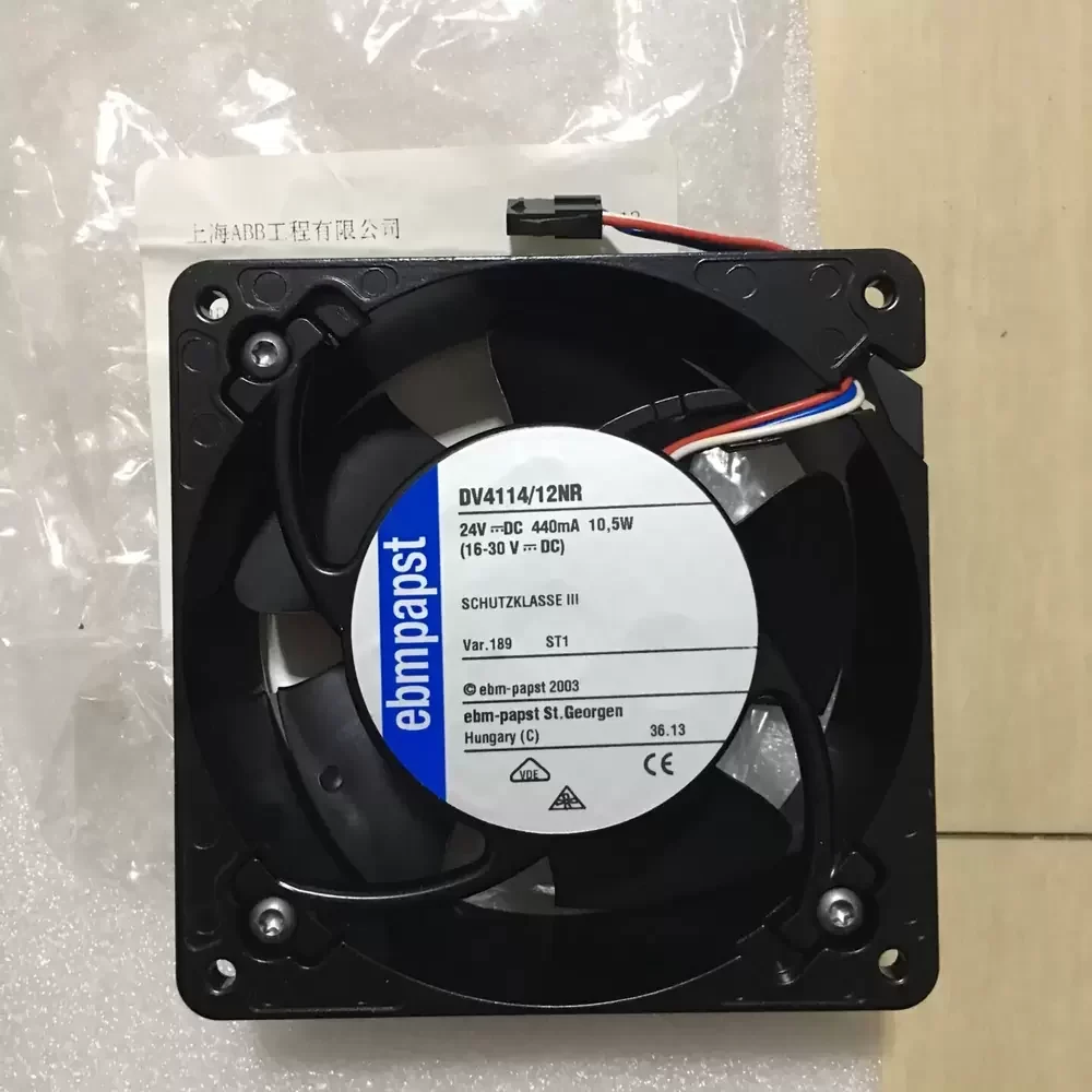 DV4114/12NR-189 ebm-papst 24VDC 440mA 119x119x38mm Fan