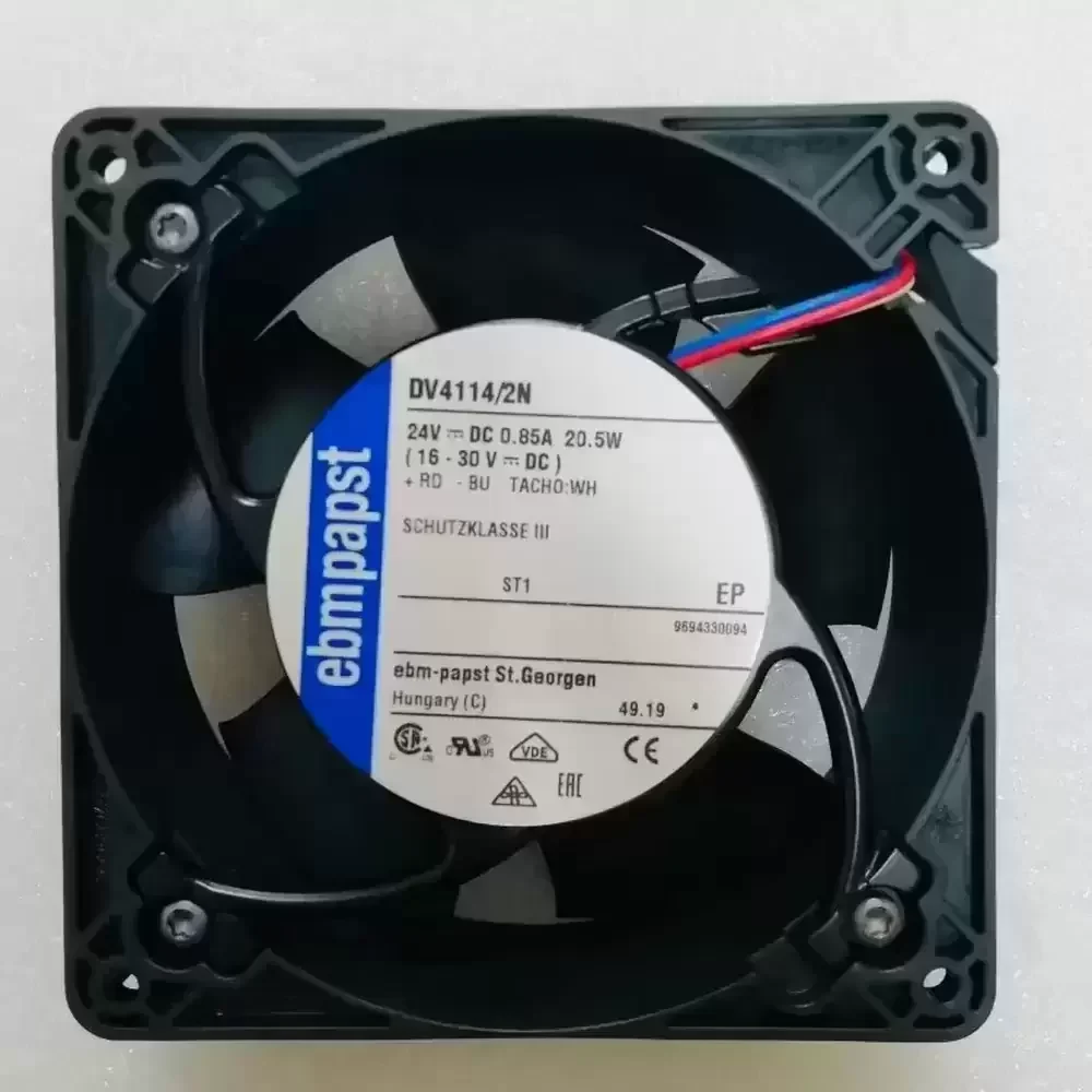 DV4114/2N ebm-papst 24VDC 119x119x38mm 20.5W Axial Fan