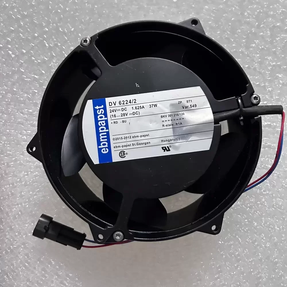 DV6224/2-549 ebm-papst 24VDC 172mm Round 37W Axial Fan