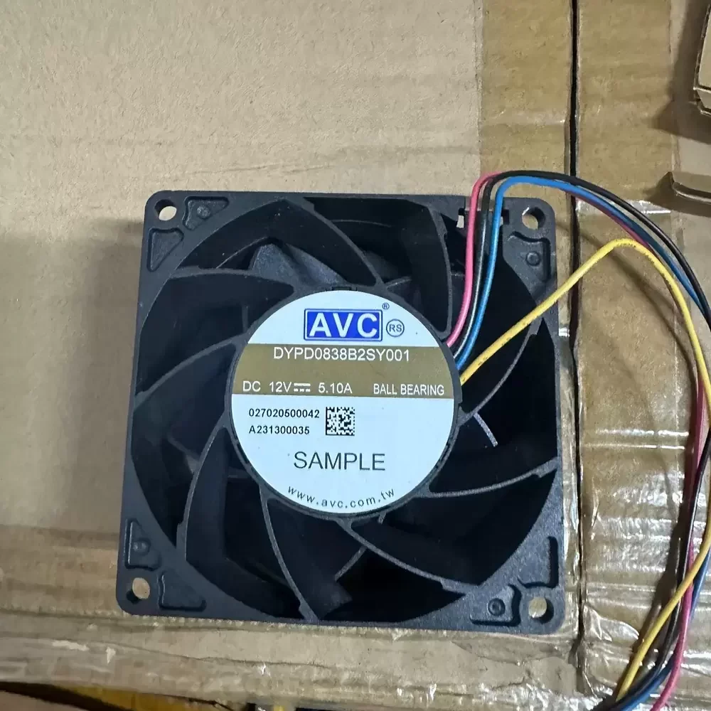 DYPD0838B2SY001 AVC 12VDC 80x80x38mm PWM Axial Fan