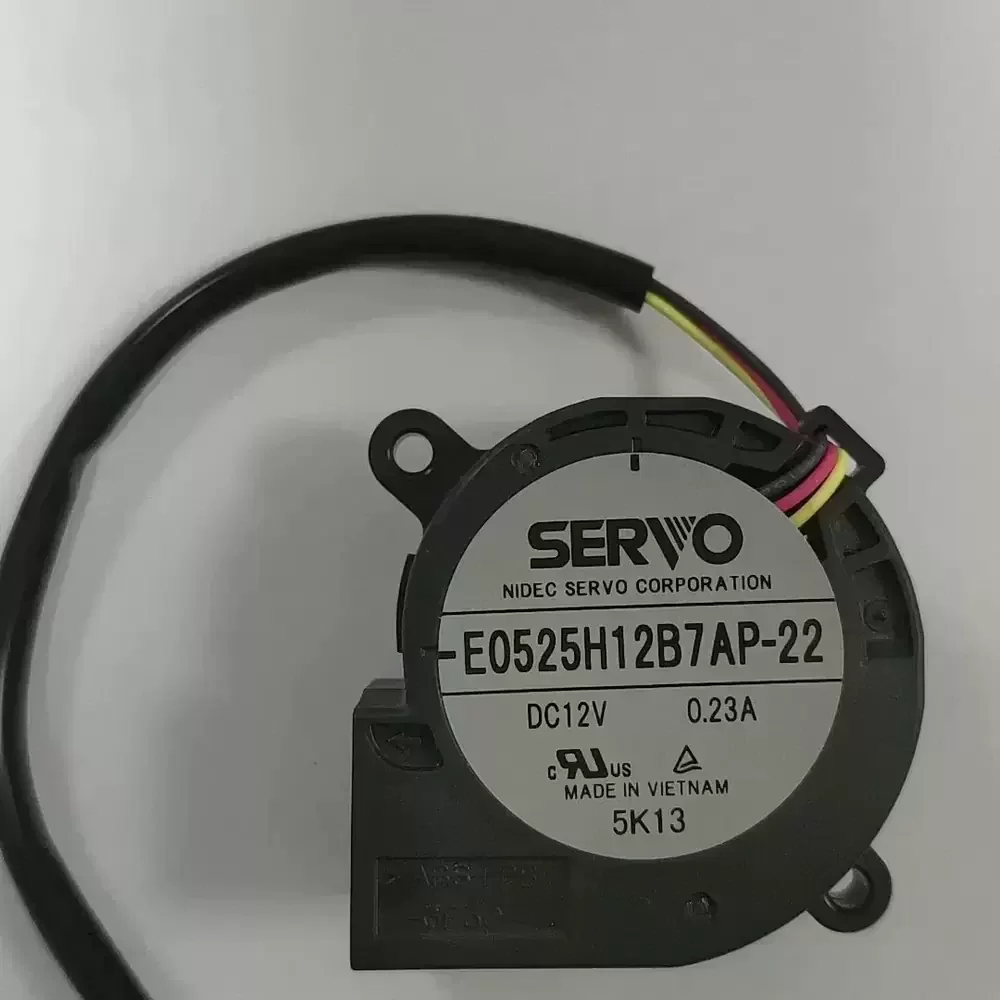 E0525H12B7AP-22 SERVO 12VDC 50x50x25mm Centrifugal Blower Fan