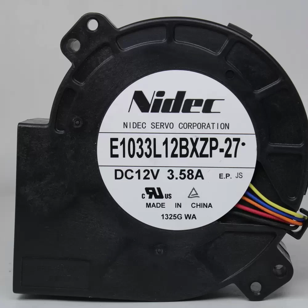 E1033L12BXZP-27 Nidec 12VDC 100x33mm Centrifugal Blower