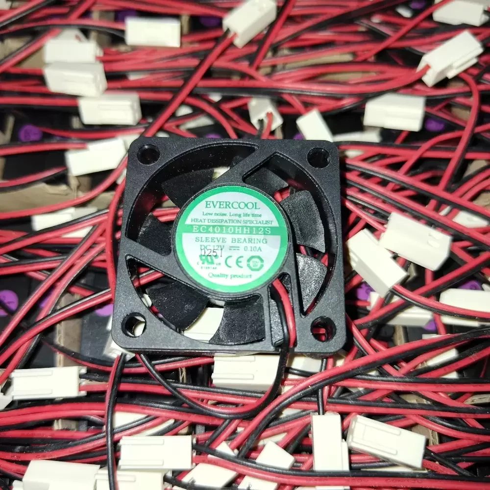 EC4010HH12S EVERCOOL 12VDC 40x40x10mm Sleeve Axial Fan