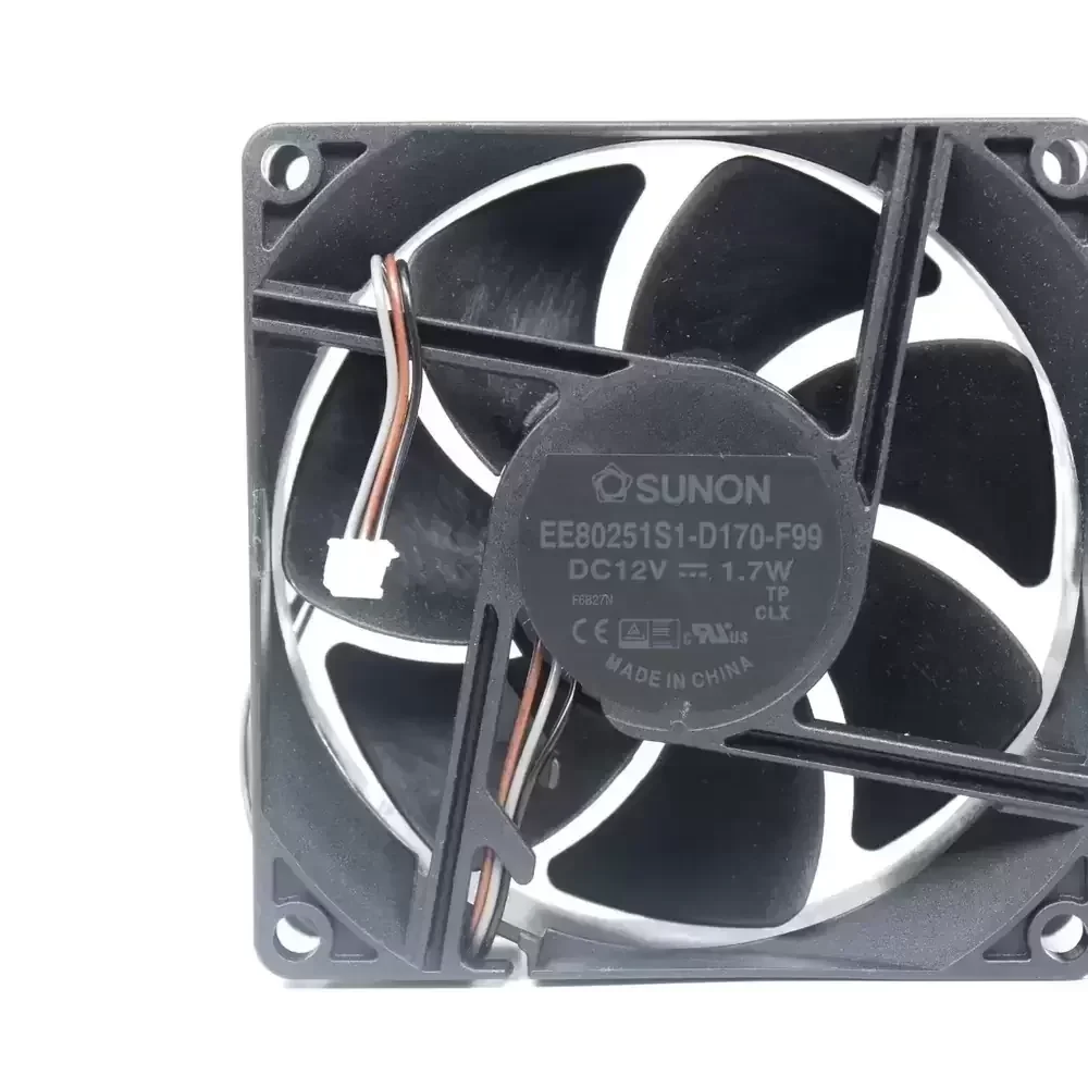 EE80251S1-D170-F99 SUNON 12VDC 80x80x25mm 1.7W Axial Fan