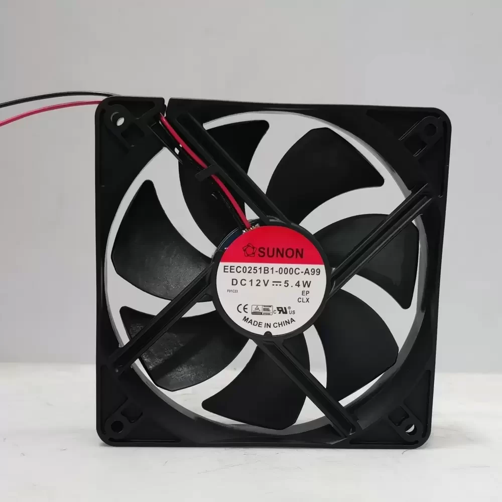 EEC0251B1-000C-A99 Sunon 12VDC 120x120x25mm DC Axial Fan