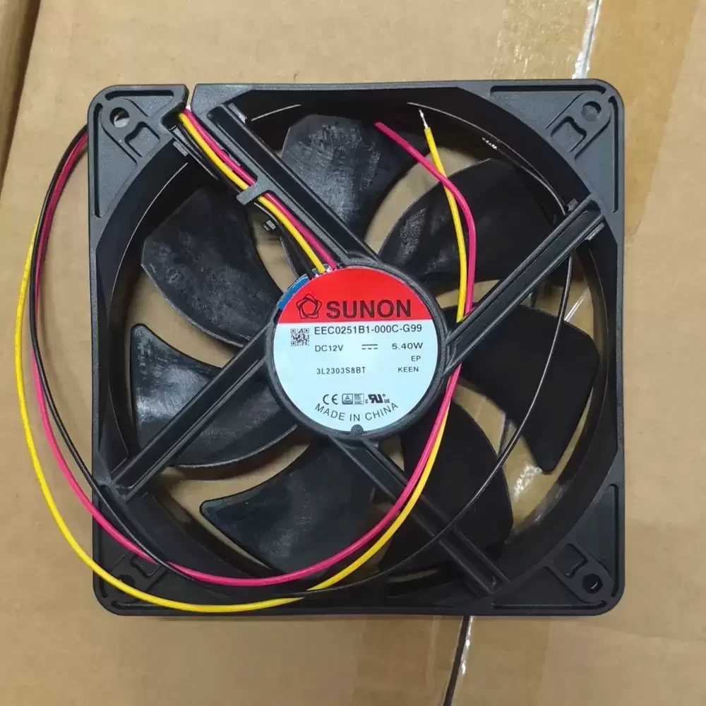 EEC0251B1-000C-G99 Sunon 12VDC 120x120x25mm Axial Fan