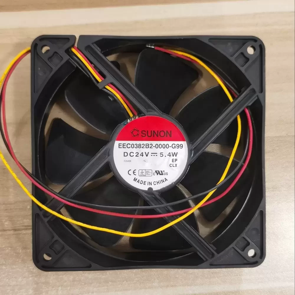EEC0382B2-000C-G99 Sunon 24VDC 120x120x38mm Alarm Axial Fan