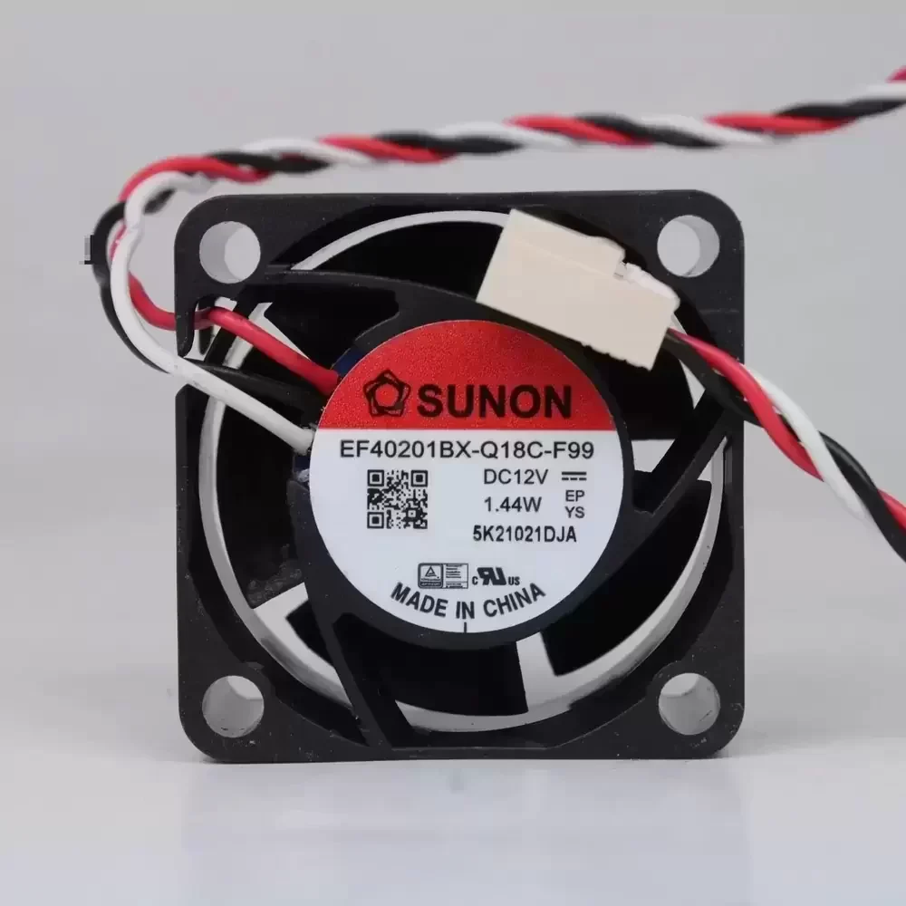 EF40201BX-Q18C-F99 Sunon 12VDC 40x40x20mm 3-Wire Axial Fan